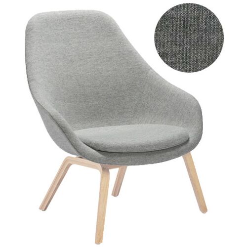 HAY – About A Lounge Chair High Aal 93 – grau