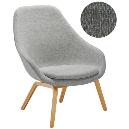 HAY – About A Lounge Chair High Aal 93 – grau