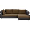 switch Ecksofa  Panama ¦ braun ¦ Maße (cm): B: 270 H: 84 T: 190