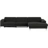 Musterring Ecksofa  MR 4810 ¦ schwarz ¦ Maße (cm): B: 330 H: 74 T: 20