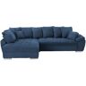 Höffner Ecksofa  Farina ¦ blau ¦ Maße (cm): B: 323 H: 92 T: 222