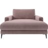 Chaiselongue INOSIGN "Downtown Loungemöbel zum Relaxen, B/T/H: 132/170/84 cm" Sofas Gr. B/H/T: 132 cm x 84 cm x 170 cm, Cord, rosa (rosé) Chaiselongues auch in Bouclé, Cord und Easy care - leicht mir Wasser zu reinigen