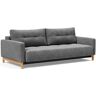 Schlafsofa INNOVATION LIVING ™ Sofas Gr. B/H/T: 232 cm x 67 cm x 114 cm, Polyester, grau (charcoal) Einzelsofas Multifunkstionssofa, minimale Belastung für die Umwelt