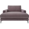 Chaiselongue INOSIGN "Downtown Loungemöbel zum Relaxen, B/T/H: 132/170/84 cm" Sofas Gr. B/H/T: 132 cm x 84 cm x 170 cm, Feincord, rosa (altrosa) Chaiselongues auch in Bouclé, Cord und Easy care - leicht mir Wasser zu reinigen