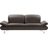 3-Sitzer PLACES OF STYLE "San Angelo" Sofas Gr. B/H/T: 232 cm x 96 cm x 95 cm, NaturLEDER Uruguay, grau (elephant) 3-Sitzer Sofas