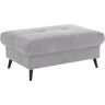 Polsterhocker COTTA "Mia" Hocker Gr. B/H/T: 100 cm x 45 cm x 64 cm, Chenille, grau (grey) Polsterhocker