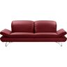 2-Sitzer PLACES OF STYLE "San Angelo" Sofas Gr. B/H/T: 202 cm x 96 cm x 95 cm, NaturLEDER Uruguay, rot 2-Sitzer Sofas