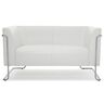 hjh OFFICE CURACAO   2-Sitzer - Lounge Sofa Weiß