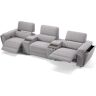 sofanella Kinosofa ARONA Relax Couch 3-Sitzer 341x97x97cm Grau