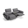 sofanella Heimkino Couch ARONA Relax Sofa Relaxsofa 206x97x97cm Grau