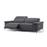 sofanella Italienisches Stoffsofa URBANA 3-Sitzer Relax Couch 210x80x114cm Beige