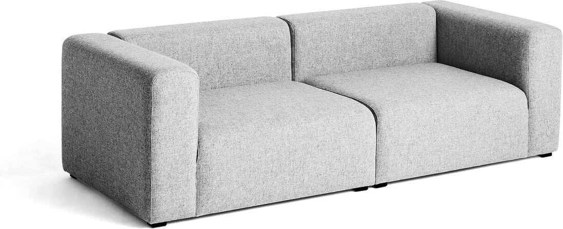 HAY - Mags Sofa 2,5-Sitzer, Kombination 1, hellgrau (Hallingdal 130)