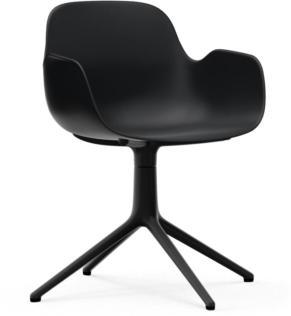 Normann Copenhagen - Form Drehsessel, schwarz