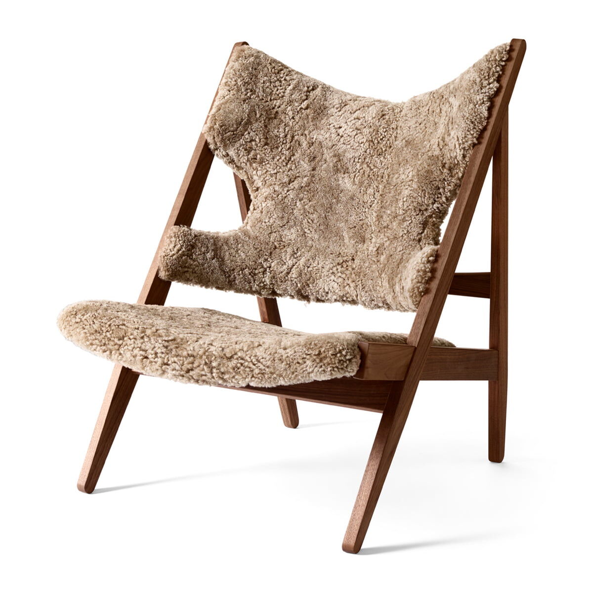 MENU - Knitting Chair, Walnuss / Sheepskin Cork 19