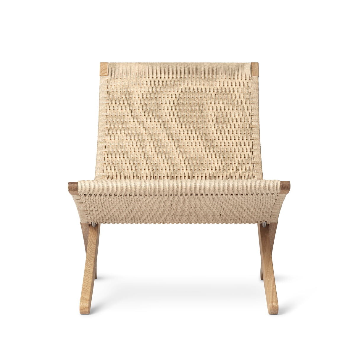 Carl Hansen - MG501 Cuba Chair, Naturgeflecht / Eiche geseift