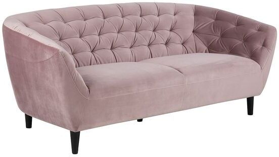 AC Design Ria 3-Sitzer Sofa Rosa