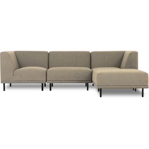 sofa.dk Paris   Chaiselongsofa (fire moduler) Latte