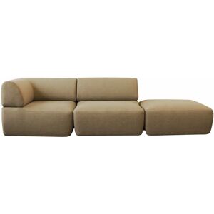 sofa.dk Toronto   Chaiselongsofa   tre moduler Latte