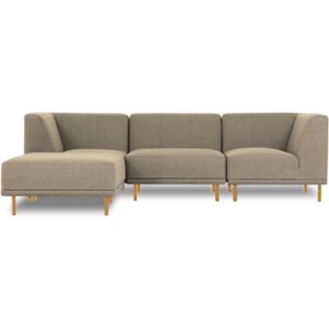 sofa.dk Paris   Chaiselongsofa (fire moduler) Latte