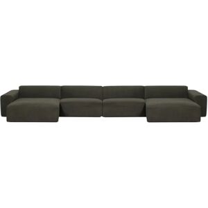 sofa.dk Manhattan   Stor 3-personers sofa med dobbelt chaiselong