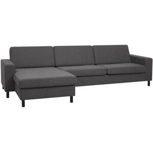 Thomas vendbar XL chaiselongsofa 308cm - Mørkegrå