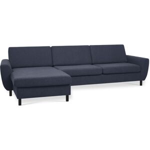 Thomas XL vendbar chaiselongsofa - Austin Blå