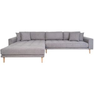 Torino Lounge Sofa lysegrå venstrevendt