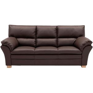 Thisted 3 pers sofa - Brun Sixty læder