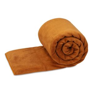 Amazinggirl Nuttet tæppe fluffy lavet af mikrofiber 200 x 150 cm - tæppe varmt sofa tæppe fleece tæppe tæppe levende tæppe eller sofa tæppe brun