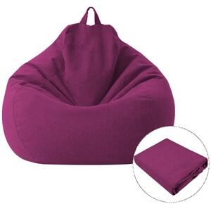 Shoppo Marte Lazy Sofa Bean Bag Chair Fabric Cover, Size:100 x 120cm(Purple)