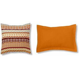 GreatTiger Cushion cover Alexandra House Living Ocre 4 Pieces 2 Units