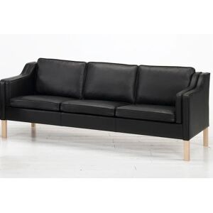 Mogens Hansen MH195 2 Pers Sofa L: 150 cm - Premium Læder / Sort