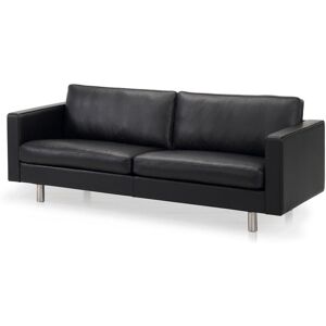 Mogens Hansen MH321 2 Pers Sofa L: 154 cm - Premium Læder / Sort