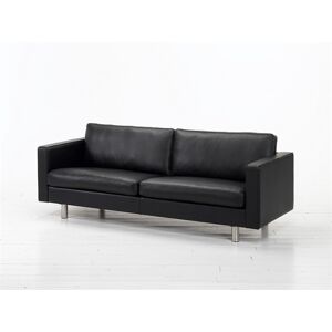 Mogens Hansen MH321 2,5 Pers Sofa L: 188 cm - Premium Læder / Sort