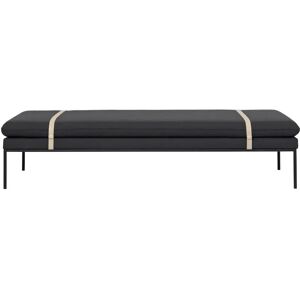 Ferm Living Turn Daybed Fiord L: 190 cm - Solid Dark Grey