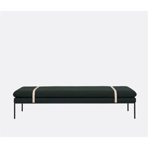 Ferm Living Turn Daybed Fiord L: 190 cm - Solid Dark Green