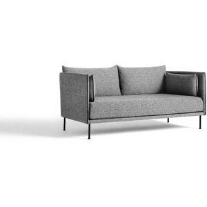 HAY Silhouette 2 Personers Sofa Mono L: 171 cm - Olavi by 03 / Black powder coated steel