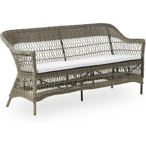 Sika Design Sika-Design Charlot Exterior 3 Pers. Sofa inkl. Hynde L: 173 cm - Antique Grey/CY101 White