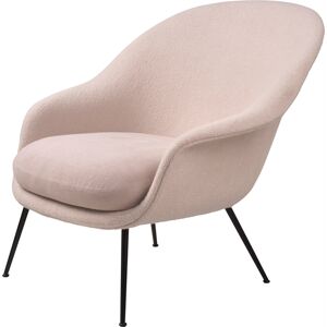 GUBI Bat Lounge Chair Low Back SH: 42 cm - Sort/Harp 200