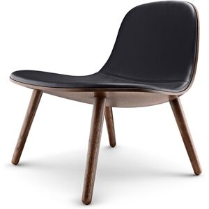 Eva Solo Abalone Lounge Chair - Røget eg/Sort læder