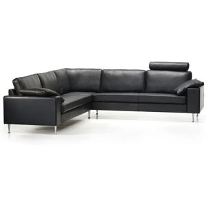 Mogens Hansen MH 221 2 1/2 Pers Sofa L: 208 cm - Premium Læder / Sort