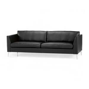 Mogens Hansen MH 272 3 Pers Sofa L: 222 cm - Premium Læder / Sort