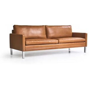 Mogens Hansen MH 376 Hjørne Double Sofa 255x255 cm - Premium Læder / Cognac