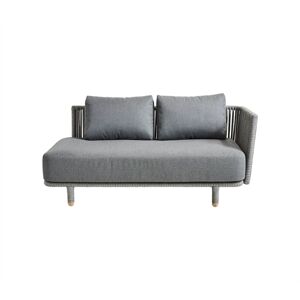Cane-line Outdoor Moments 2-pers sofa venstre modul - Grey