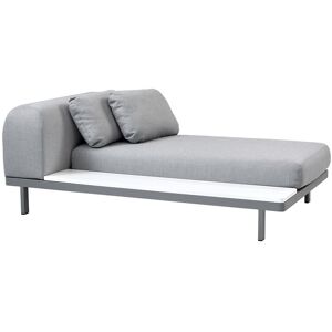 Cane-line Outdoor Spacer 2 Pers. Sofa L: 180 cm - Light Grey/White HI Core