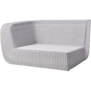 Cane-line Outdoor Savannah 2pers sofa højre modul - White Grey