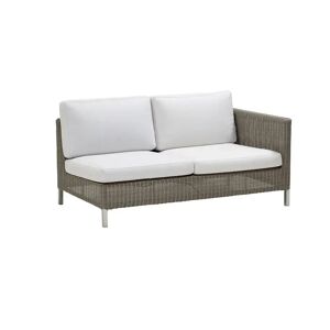 Cane-line Outdoor Connect 2 Pers. Sofa Venstre Modul inkl. Hynder L: 148 cm - Taupe/Hvid