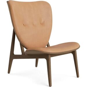 NORR11 Elephant Lounge Chair Leather SH: 38 cm - Light Smoked Oak/Dunes Camel 21004