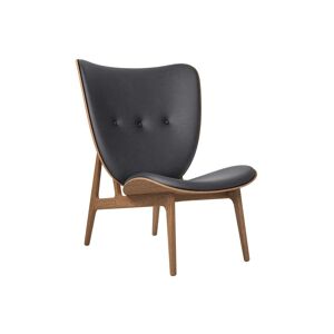 NORR11 Elephant Lounge Chair Leather SH: 38 cm - Light Smoked Oak/Dunes Anthracite 21003