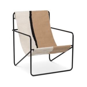 Ferm Living Desert Lounge Chair 63x77,5 cm - Black/Soil